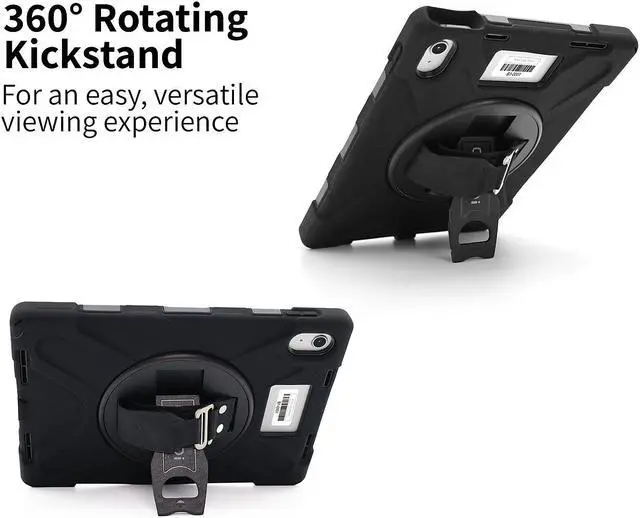 Alt view image 6 of 9 - CODi Rugged Carrying Case for 10.9" Apple iPad 10th Generation Tablet C30705069