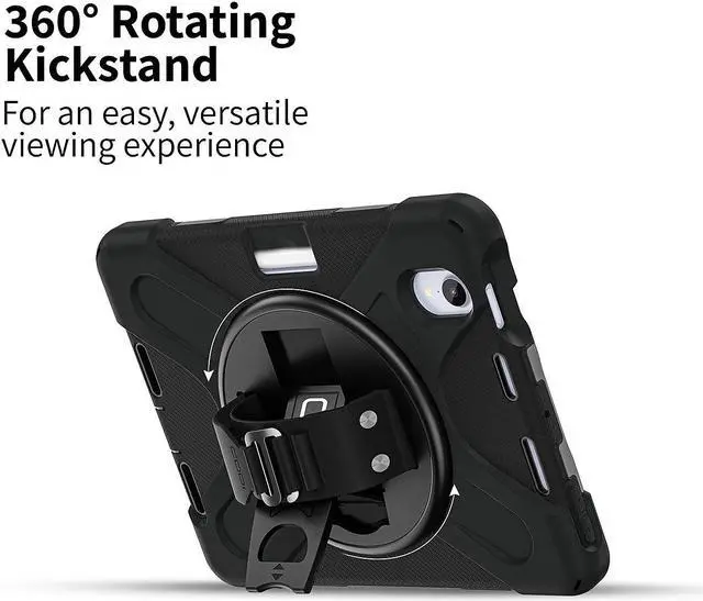 Alt view image 10 of 12 - Codi Rugged Carrying Case Apple iPad mini 6th Generation Tablet Black C30705064