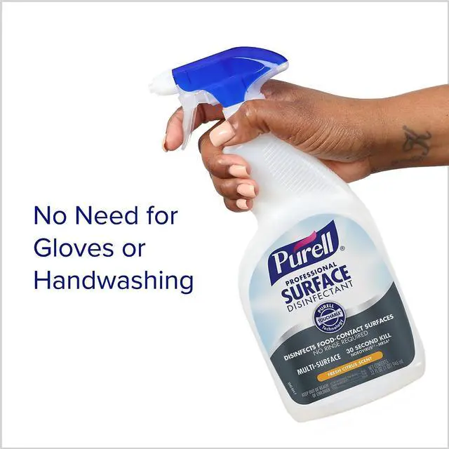 Alt view image 6 of 7 - Purell Professional Surface Disinfectant 32 oz. 3342-06
