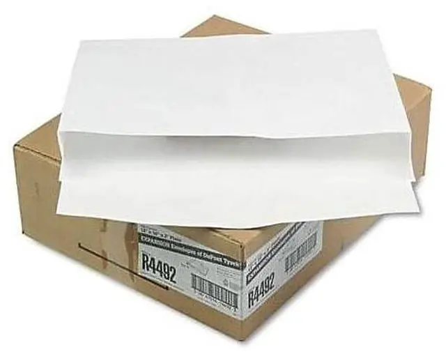 Alt view image 7 of 7 - Survivor Tyvek Booklet Expansion Mailer 12 x 16 x 2 White 18lb 100/Carton R4492
