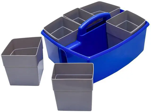 Alt view image 3 of 9 - Large Caddy with Sorting Cups Blue 2/Carton 00985U02C