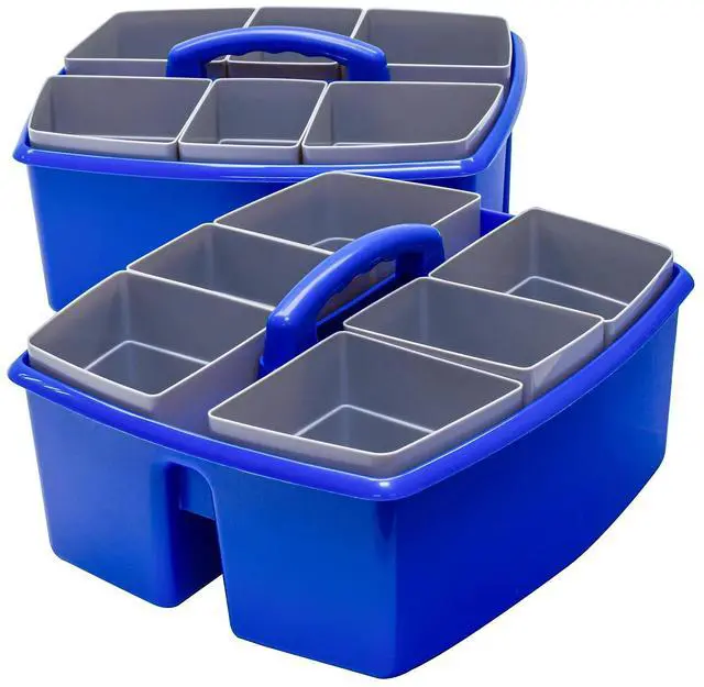 Alt view image 2 of 9 - Large Caddy with Sorting Cups Blue 2/Carton 00985U02C