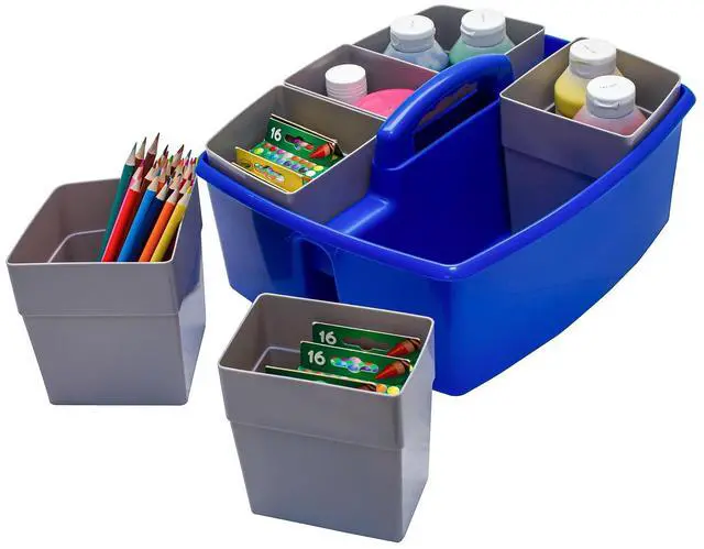 Alt view image 5 of 9 - Large Caddy with Sorting Cups Blue 2/Carton 00985U02C