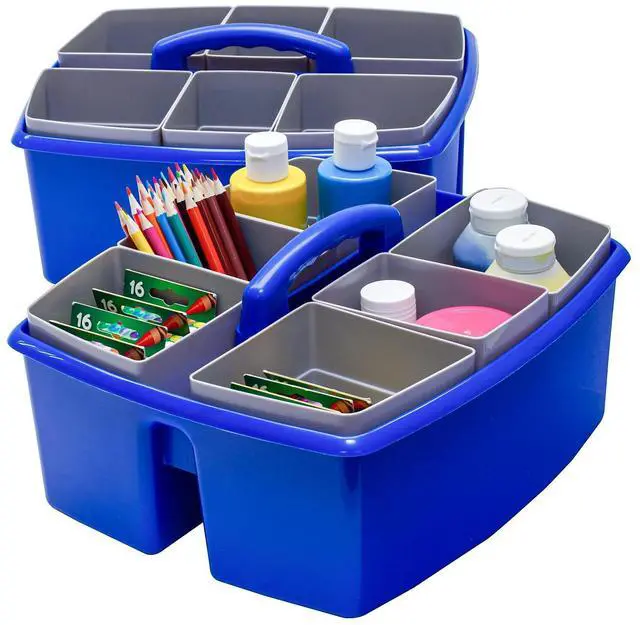 Alt view image 4 of 9 - Large Caddy with Sorting Cups Blue 2/Carton 00985U02C