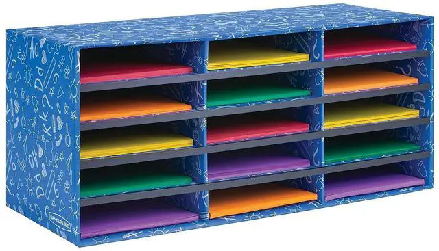 Alt view image 2 of 6 - Fellowes Bankers Box Classroom 15 Compartment Literature Sorter, 1pk