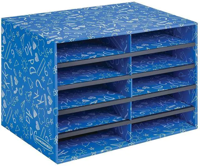 Alt view image 4 of 6 - Fellowes Bankers Box Classroom 10 Compartment Literature Sorter, 1pk