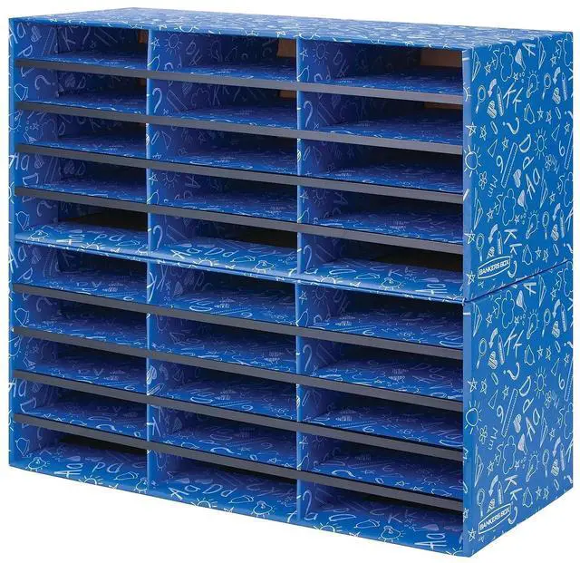 Alt view image 3 of 6 - Fellowes Bankers Box Classroom 30 Compartment Literature Sorter, 1pk