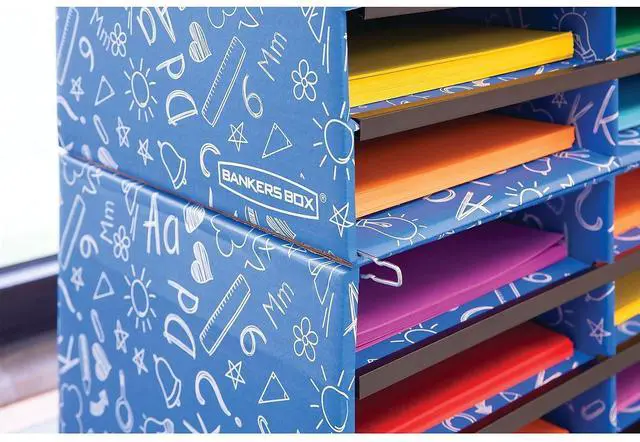 Alt view image 6 of 6 - Fellowes Bankers Box Classroom 30 Compartment Literature Sorter, 1pk