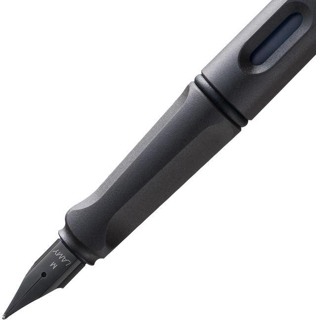 Alt view image 8 of 8 - Lamy Safari Fountain Pen, Charcoal Barrel, Medium Nib (L17M)