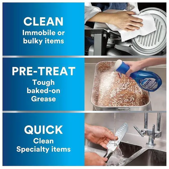 Alt view image 6 of 9 - Dawn Heavy Duty Powerwash Commercial Dish Spray 16 oz 6 Starter Kits 80763690