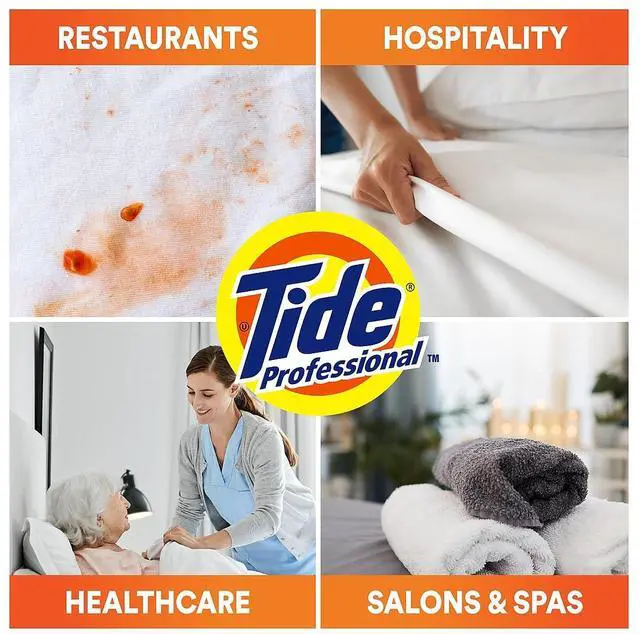 Alt view image 5 of 8 - Tide Professional HE Powder Laundry Detergent 155 Loads 197 Oz. (14055)