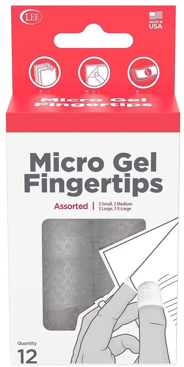 Main image of Lee Assorted Sizes Fingertips Clear 12/Pack (LEE41410)