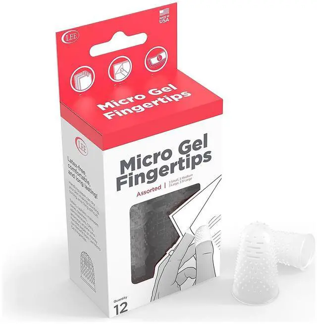 Alt view image 2 of 7 - Lee Assorted Sizes Fingertips Clear 12/Pack (LEE41410)