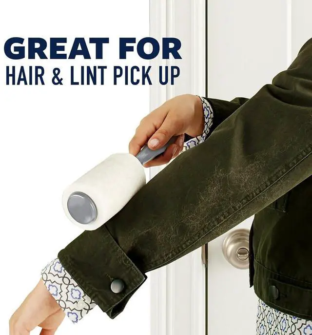 Alt view image 4 of 8 - Scotch-Brite Everyday Clean Lint Roller Refill 4 in x 35.2 ft 70 Sheets/Roll (836RFS-70)