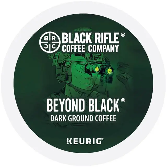 Alt view image 3 of 6 - Black Rifle Coffee Company Beyond Black Coffee Keurig K-Cup Pods Dark Roast 22/Box (5000384043)