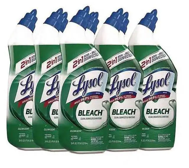 Alt view image 11 of 11 - LYSOL Brand Disinfectant Toilet Bowl Cleaner with Bleach 24 oz 9/Carton 98014