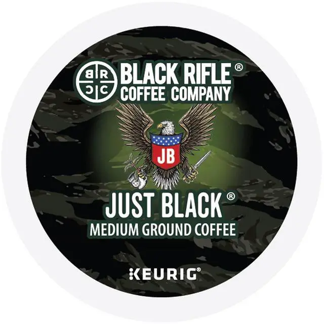 Alt view image 3 of 6 - Black Rifle Coffee Company Just Black Coffee Keurig K-Cup Pods Medium Roast 22/Box (5000384042)