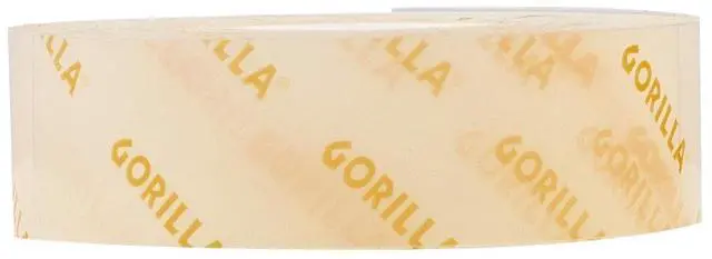 Alt view image 3 of 7 - Gorilla Tough & Clear Double-Sided Mounting Tape 1" x 150" Clear (6036002)