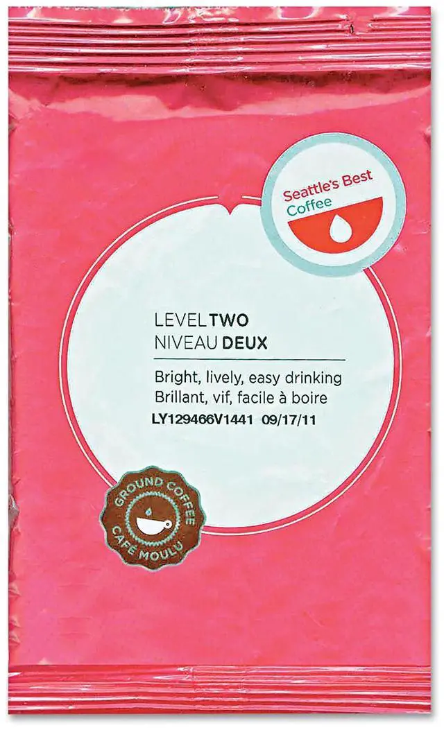 Alt view image 6 of 6 - Seattle`S Best 11008556 Premeasured Coffee Packs, Breakfast Blend, 2 oz. Packet, 18/Box