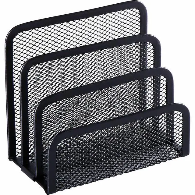 Main image of Lorell Vertical Sorter 5-5/8"x3-1/8"x5-1/4" Black Mesh 84153