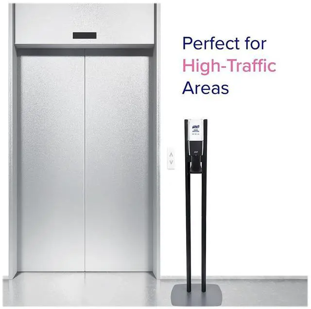 Alt view image 4 of 7 - Purell ES10 Automatic Floor Stand Hand Sanitizer Dispenser Graphite (8214-DS)