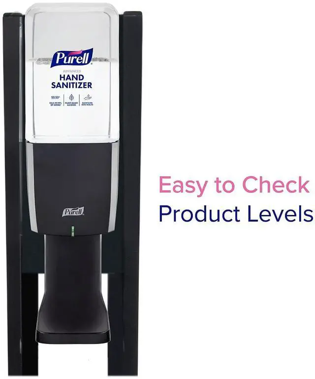 Alt view image 6 of 7 - Purell ES10 Automatic Floor Stand Hand Sanitizer Dispenser Graphite (8214-DS)