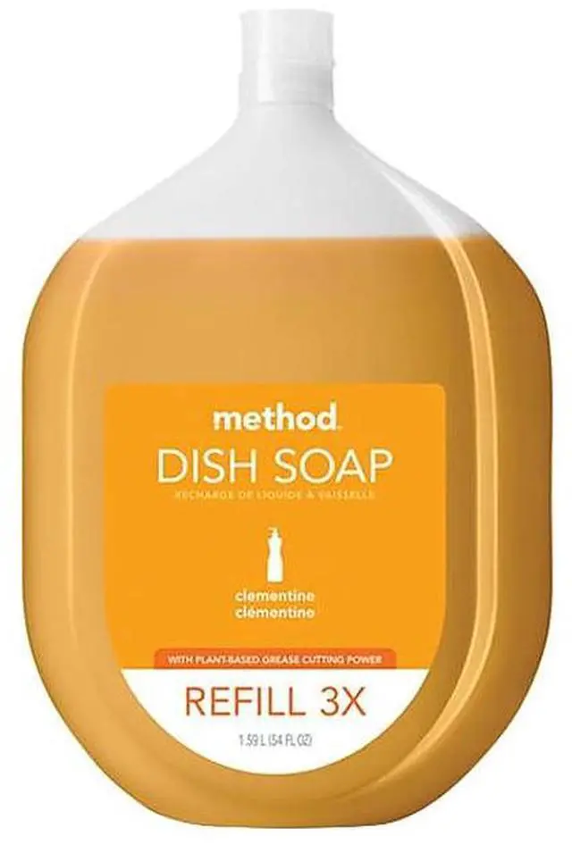 Alt view image 3 of 6 - Dish Soap Refill Tub Clementine Scent 54 oz Tub 4/Carton 328103