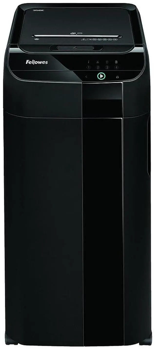 Alt view image 13 of 18 - Fellowes - 4964001 - Fellowes AutoMax 350C Auto Feed Shredder - Non-continuous Shredder - Cross Cut - 350 Per Pass - for