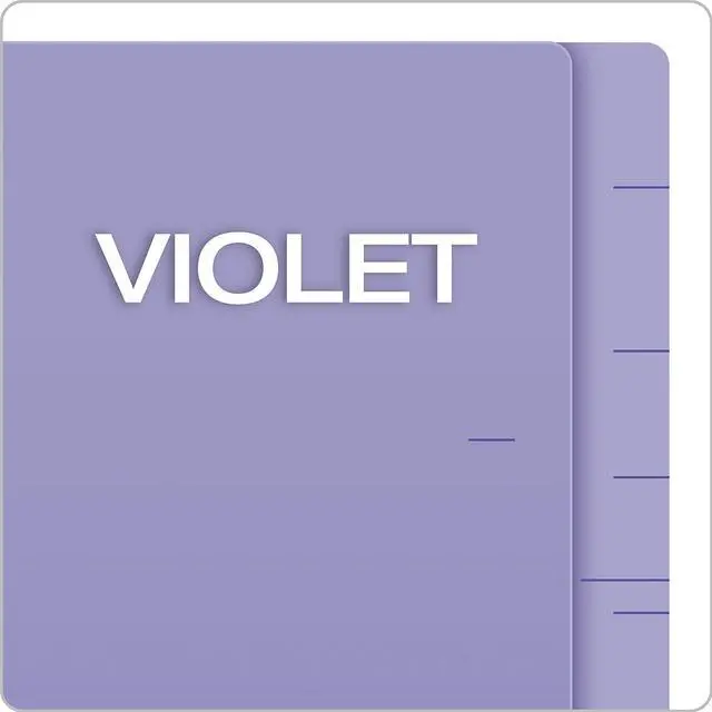 Alt view image 7 of 9 - Tops Pendaflex H110DPR Reinforced Two-Ply Folders  Straight Cut  End Tab  Letter  Purple  100/Box
