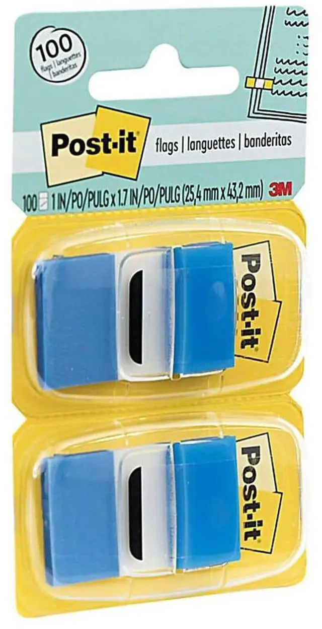 Alt view image 17 of 18 - Post-it Marking Page Flags in Dispensers Blue 12 50-Flag Dispensers/Pack 680BE12