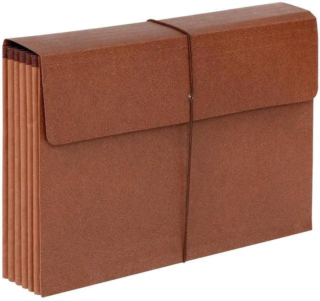 Alt view image 9 of 10 - Pendaflex Standard Expanding Wallet 5 1/4 Exp Straight Cut 1 Pocket Legal Redrope 1076GLOX