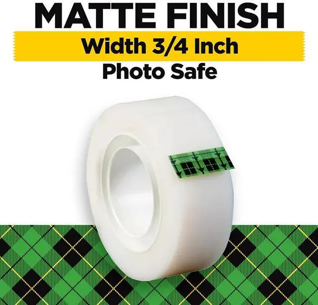 Alt view image 6 of 11 - Scotch Magic Tape Refill 3/4" x 1000" 1" Core Clear 3/Pack 810K3