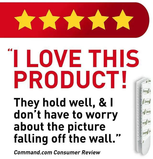 Alt view image 12 of 13 - 3M 17206BLK Command Large Picture Hanging Strips Black 4 sets/pack