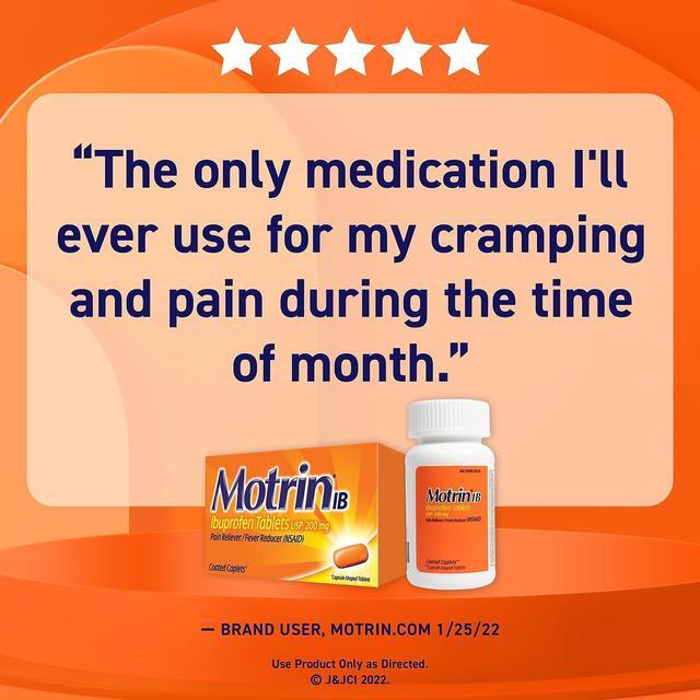 Alt view image 12 of 14 - Motrin IB Ibuprofen Tablets Two-Pack 50 Packs/Box 48152