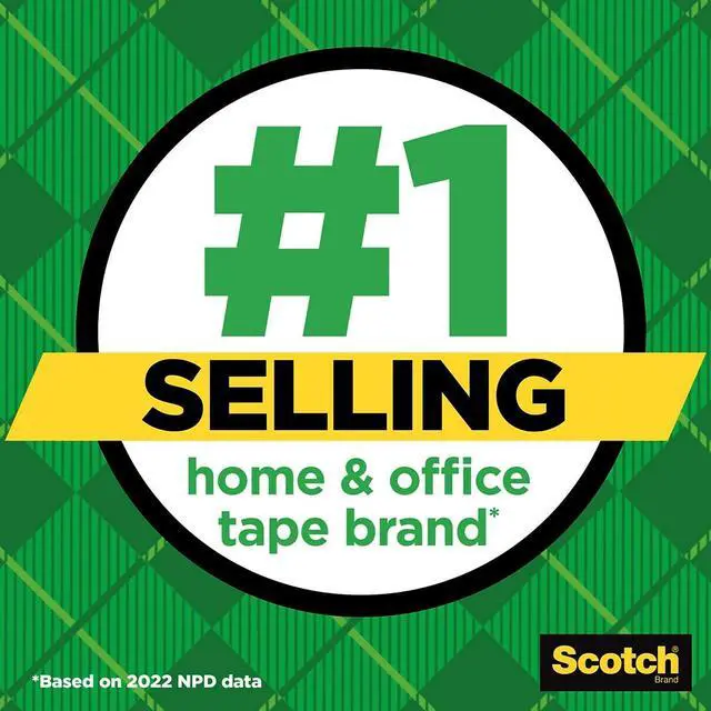 Alt view image 13 of 17 - Scotch Magic Tape Value Pack, 1" Core, 0.75" X 83.33 Ft, Clear, 12/Pack 810K12