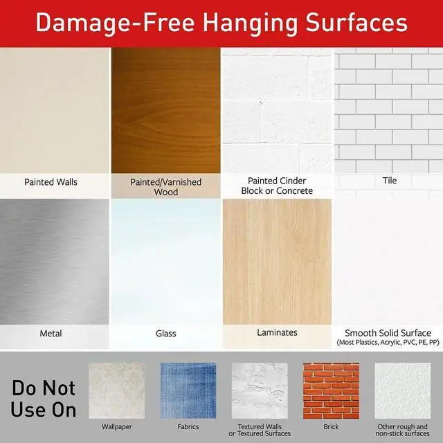 Alt view image 7 of 7 - Command Clear Hooks & Strips Plastic Mini 6 Hooks & 8 Strips/Pack 17006CLR