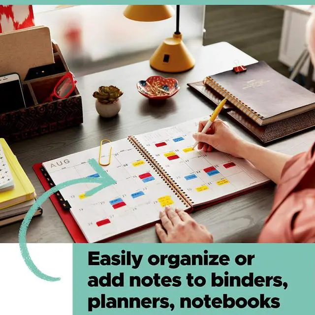 Alt view image 3 of 14 - Post-it Flags Combo Pack .47 Wide and .94 683-XLM