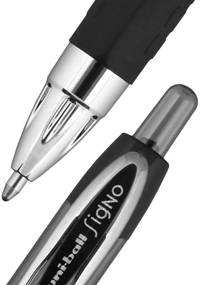 Alt view image 2 of 7 - uni-ball 207 RT Retractable Gel Pens Bold Point Black Ink 344742