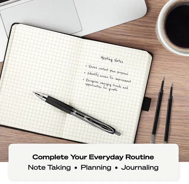 Alt view image 6 of 8 - uni-ball 1790922 207 GEL Pen, 0.38mm, Black