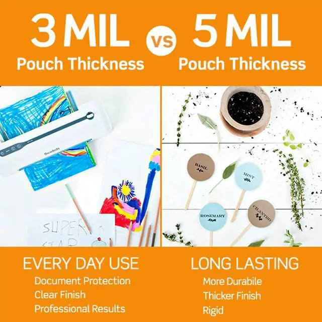Alt view image 12 of 17 - Laminating Pouches, 5 mil, 2.25" x 4.25", Gloss Clear, 100/Pack