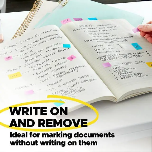 Alt view image 14 of 18 - Post-it Marking Page Flags in Dispensers Yellow 12 50-Flag Dispensers/Box