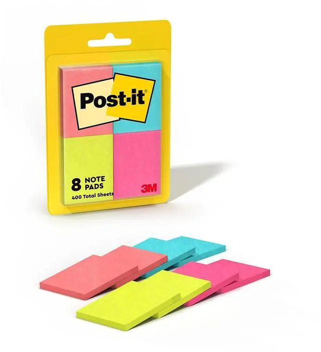 Main image of Post-it Notes 1 1/2" x 2" Cape Town Collection 50 Sheets/Pad 379033