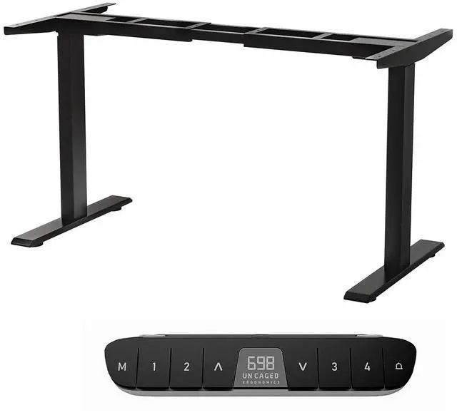 Alt view image 8 of 14 - Rise Up Standing Desk Legs  Dual Motor Standing Desk Frame with Memory Electric Standing Desk Frame Height Adjustable Table Legs for Sit Stand Desk Base Electronic Rising Desk
