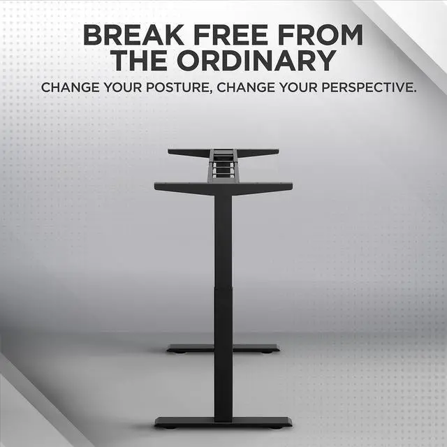 Alt view image 9 of 14 - Rise Up Standing Desk Legs  Dual Motor Standing Desk Frame with Memory Electric Standing Desk Frame Height Adjustable Table Legs for Sit Stand Desk Base Electronic Rising Desk