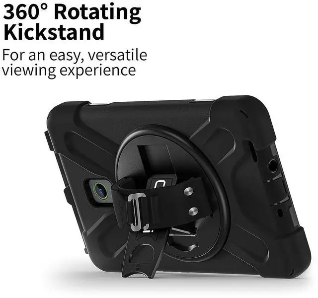 Alt view image 10 of 12 - Codi Rugged Rugged Case for 8" Samsung Galaxy Tab Active3 Black C30705059