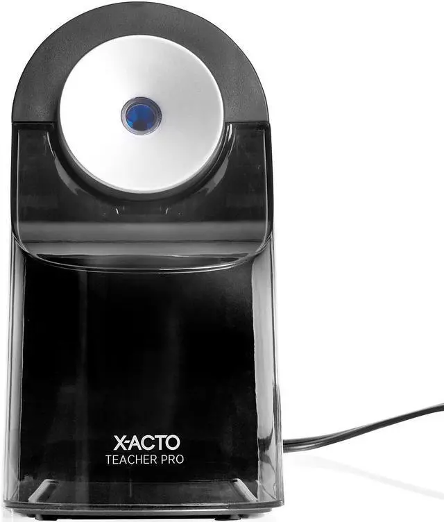 Alt view image 2 of 15 - X-ACTO 1675X TeacherPro Classroom Electric Pencil Sharpener, Black