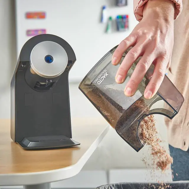 Alt view image 3 of 15 - X-ACTO 1675X TeacherPro Classroom Electric Pencil Sharpener, Black