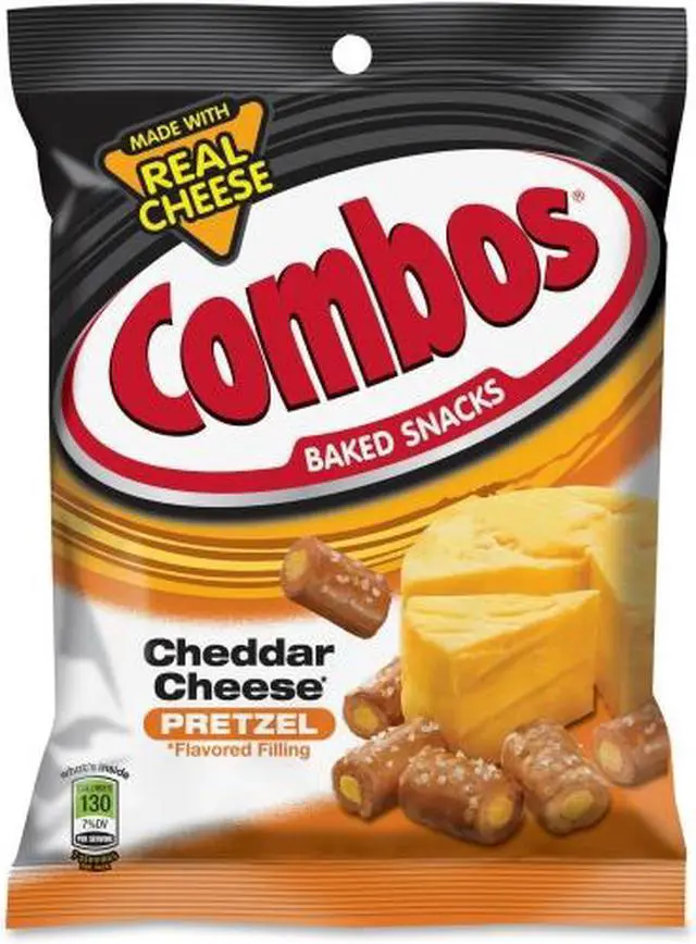 Main image of Mars 71471 Combos Cheddar Pretzels, 1.8 oz, 18/Box