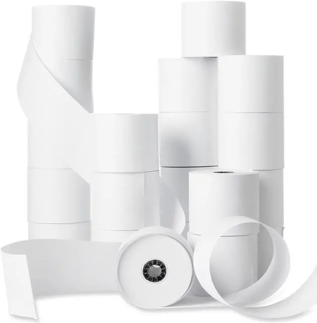 Main image of Business Source 28625 Receipt Paper, 2 1/4" x 150 ft, White - 1 Carton (100 Rolls)