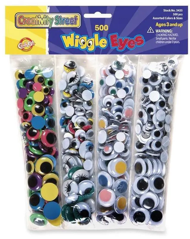 Main image of Chenille Kraft Wiggle Eyes Assortment